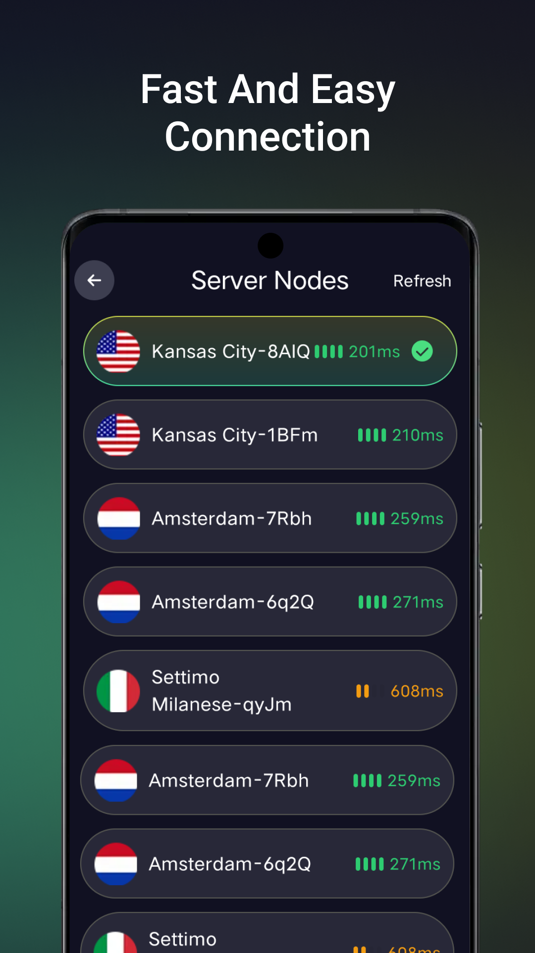 LinkVpn server location list