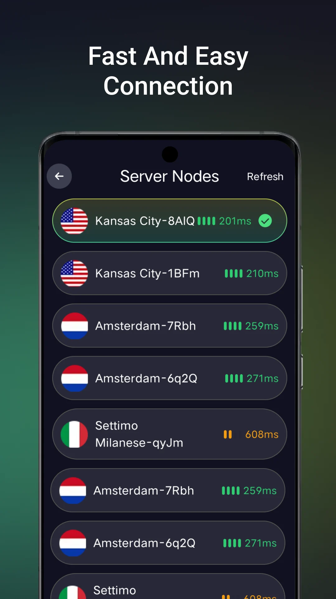 LinkVpn server location list